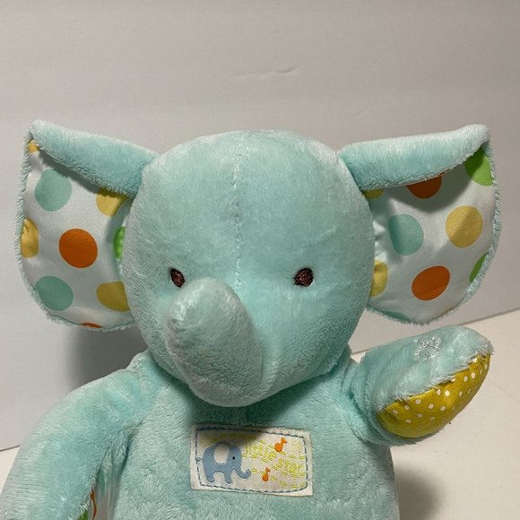 Carters Plush Sing & Dance Elephant Twinkle Twinkle Little Star Musical Blue 9" - Picture 4 of 11